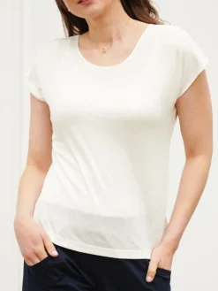 Freizeit- & Reisekleidung|T-Shirt^Kokon Zwo T-Shirt CINDA von mit Seide und Leinen