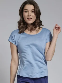 Freizeit- & Reisekleidung|T-Shirt^Kokon Zwo T-Shirt CINDA von mit Seide und Leinen