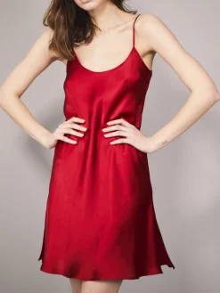 Unterkleider Mit Seide|Kurze Unterkleider^Eva B. Bitzer Unterkleid 100% Seide KLASSIK SATIN von