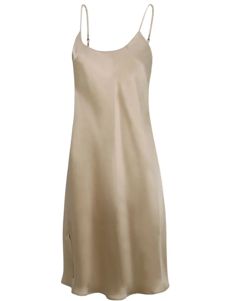 Unterkleider Mit Seide|Kurze Unterkleider^Eva B. Bitzer Unterkleid 100% Seide KLASSIK SATIN von