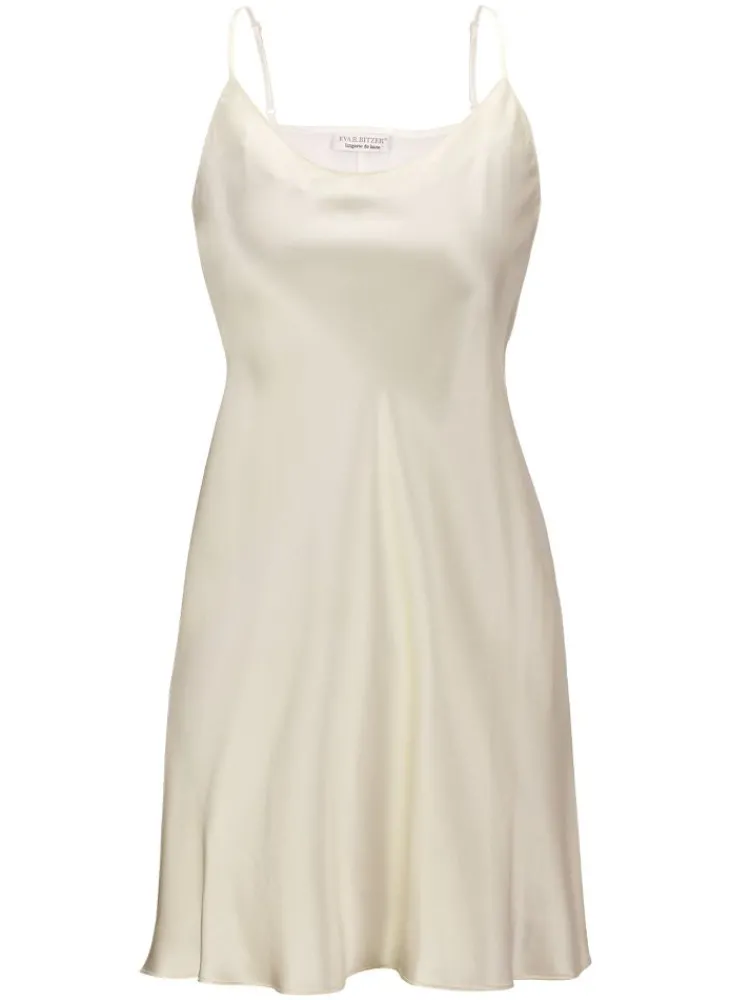 Unterkleider Mit Seide|Kurze Unterkleider^Eva B. Bitzer Unterkleid 100% Seide KLASSIK SATIN von