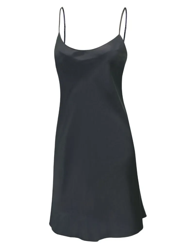 Unterkleider Mit Seide|Kurze Unterkleider^Eva B. Bitzer Unterkleid 100% Seide KLASSIK SATIN von