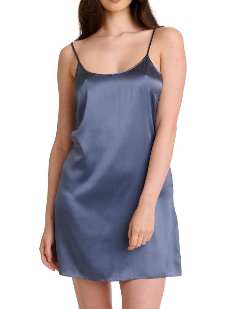 Kurze Unterkleider|Seiden Basics^Gattina Unterkleid SEDUZIONE DI SETA Stretchseide von