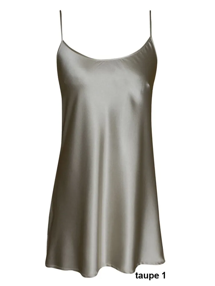 Kurze Unterkleider|Seiden Basics^Gattina Unterkleid SEDUZIONE DI SETA Stretchseide von