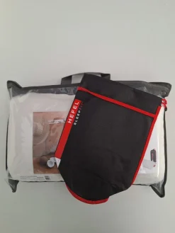 Nackenstützkissen & Körnerkissen^HEFEL Visco SPORT REISEKISSEN Nackenkissen von weiß