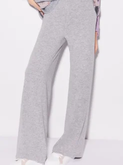 Lounge-Wear^Chiara Fiorini Weite Strick Lounge-Hose von mit Wolle und Kaschmir