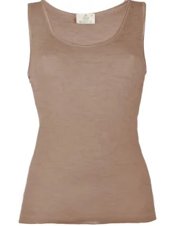 Wolle-Seide Tops|Camisole (Breite Träger)^Madiva Wolle-Seide Camisole Top RUGIADA SL pflanzlich gefärbt uni Ecofuture®