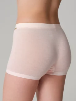 Wolle-Seide Slip|Alle Slips^comazo | earth Wolle-Seide Jersey Panty 7501 uni comazo|earth schwarz oder rosa