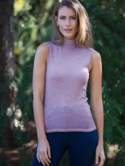 Wolle-Seide Tops|Wolle-Seide Shirts^Madiva Wolle-Seide Rollkragen-Top BRINA Ecofuture®